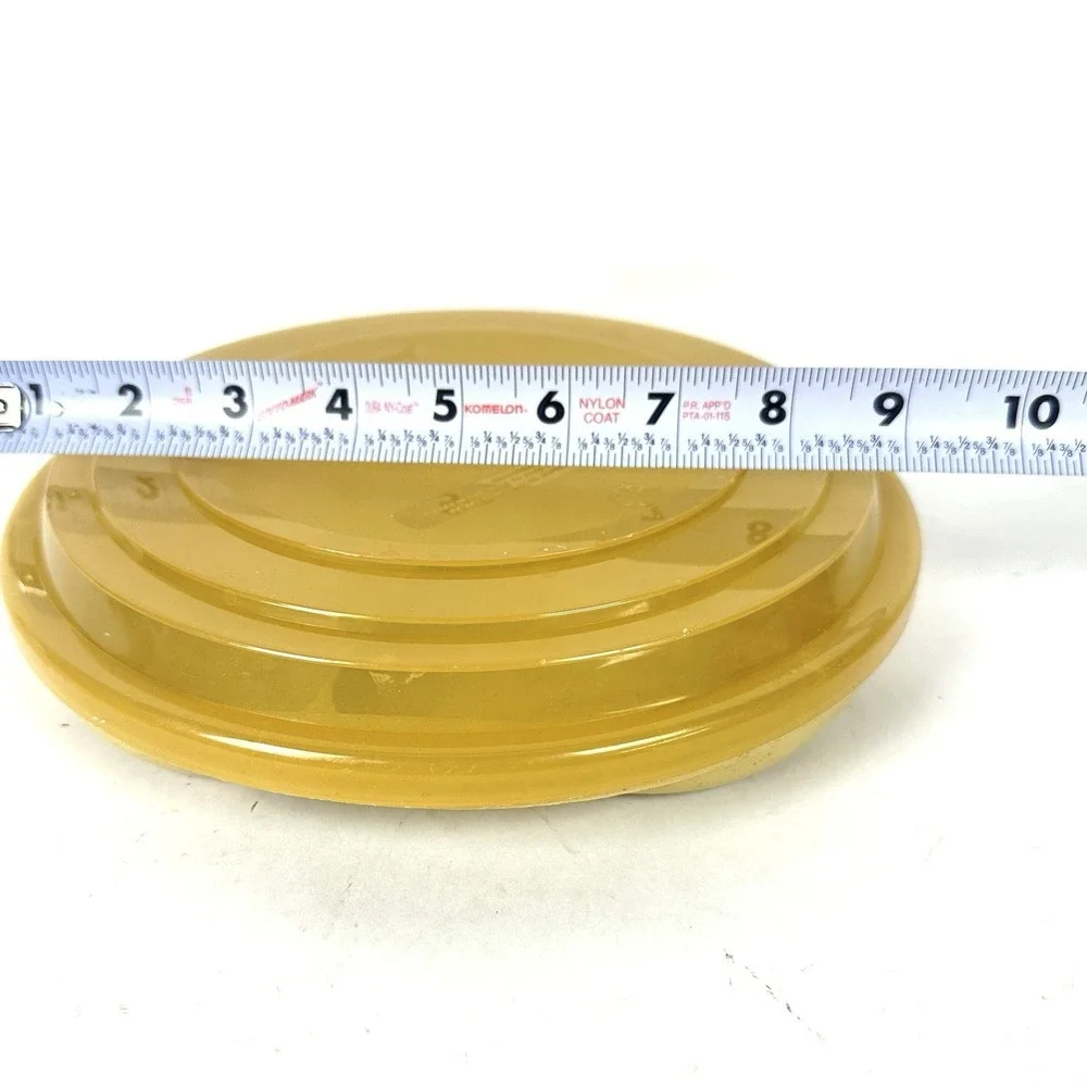 Vintage LittonWare Divided Microwave Plate 9 Inches Lids Dish Ovenware